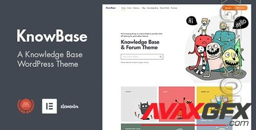 ThemeForest - KnowBase v1.3 - A Helpdesk & bbPress WordPress Theme/34180518