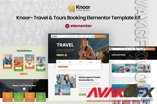 ThemeForest - Knoor - Travel & Tours Booking Elementor Template Kit/41992416