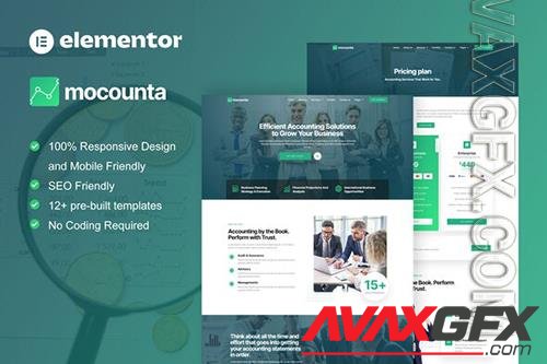 ThemeForest - Mocounta - Accounting Firm Elementor Template Kit/42022167