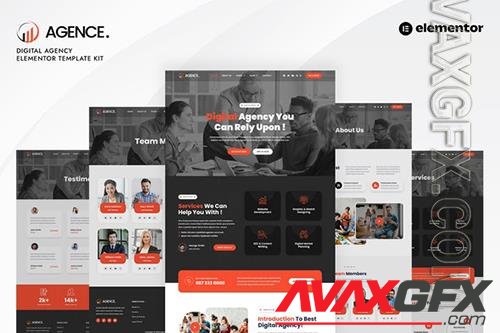 ThemeForest - Agence - Digital Agency Elementor Template Kit/41957618