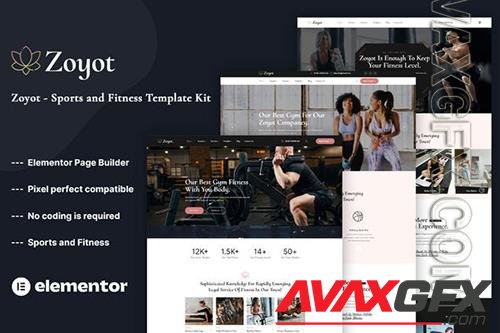 ThemeForest - Zoyot - Sports & Fitness Elementor Template Kit/41919161