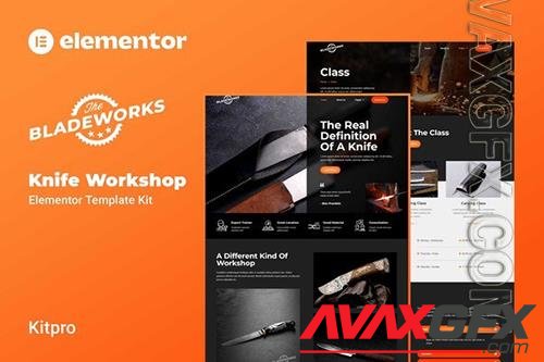 ThemeForest - Bladeworks - Knife Workshop Elementor Template Kit/41877160