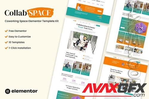 ThemeForest - Collabspace - Coworking Space Elementor Template Kit/41825688