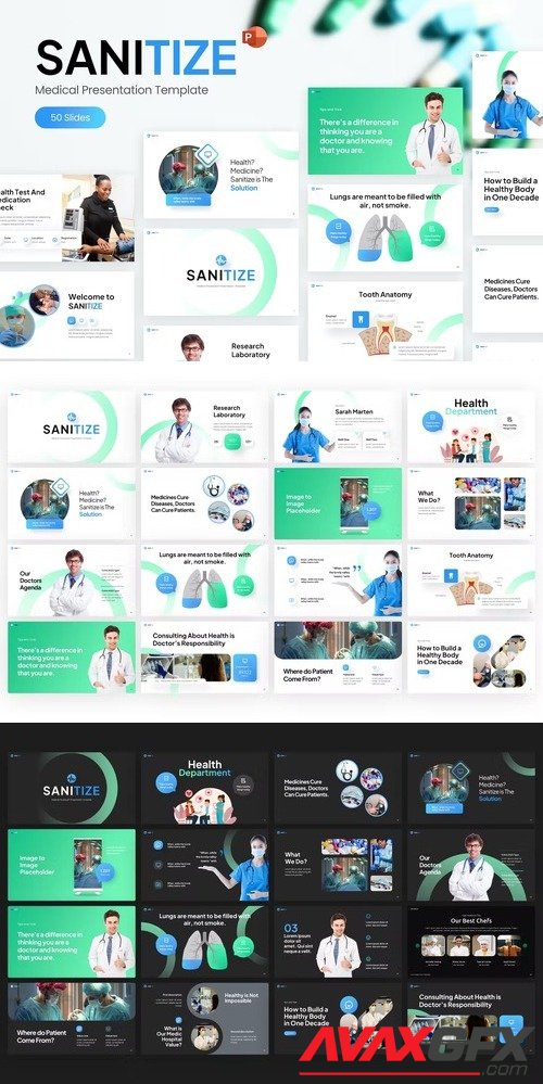 Sanitize Medical PowerPoint Template