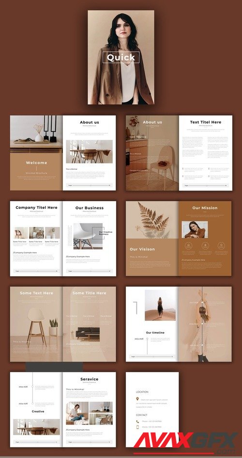 Adobestock - Quick Minimal Brochure 533521141