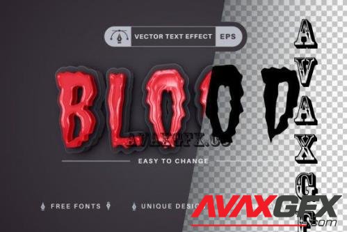 Blood - Editable Text Effect - 10944246