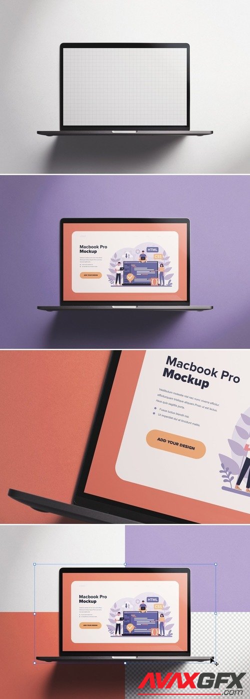 Adobestock - MacBook Pro 16inch Laptop Mockup 535924192