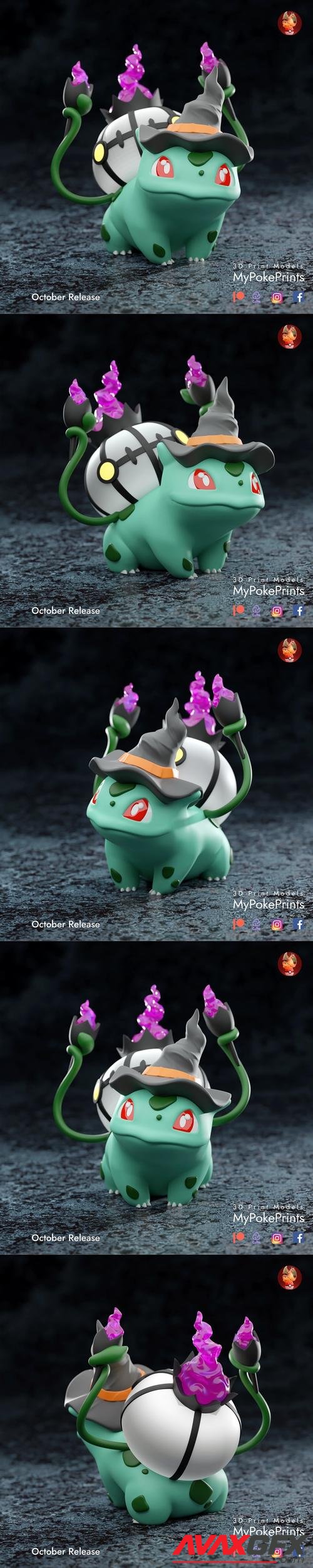 MyPokePrints - Halloween Bulbasaur – 3D Print