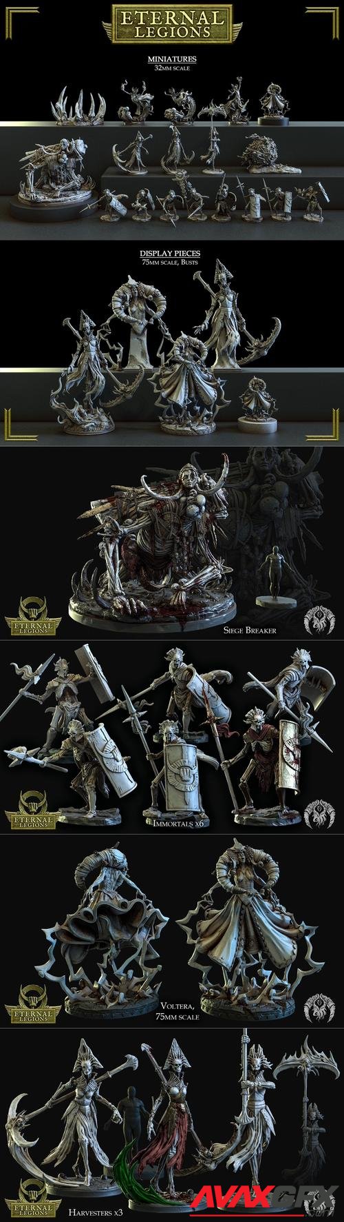 Bestiarum Miniatures - The Eternal Legions - Part One November 2022 – 3D Print