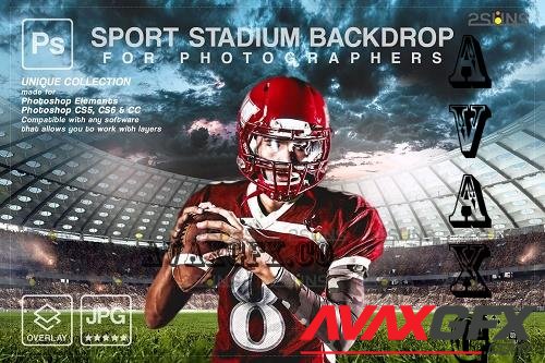 Football Backdrop Sport Stadium - 10945340