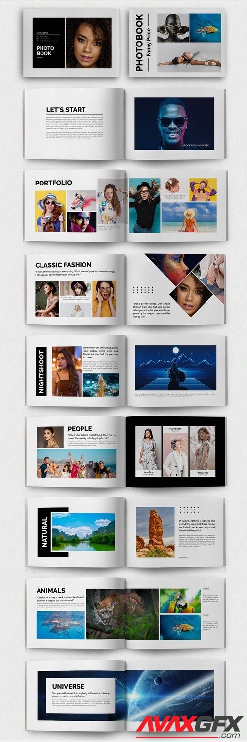 Adobestock - Photography Album Book Layout 513056236