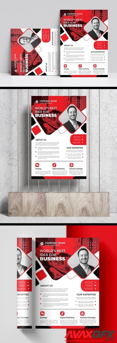 Adobestock - Business Flyer Design 509470034