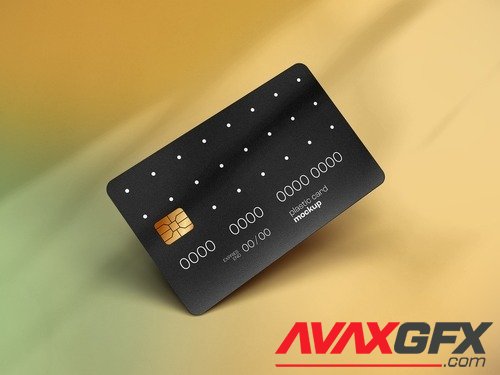 Adobestock - Plastic Card Mockup or Gift Card 537633654