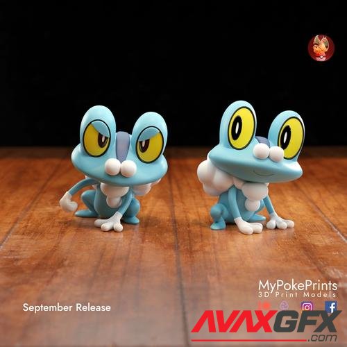 MyPokePrints - Froakie – 3D Print