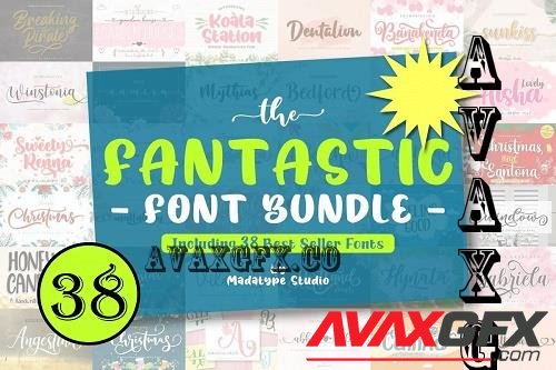 The Fantastic Font Bundle - 38 Premium Fonts