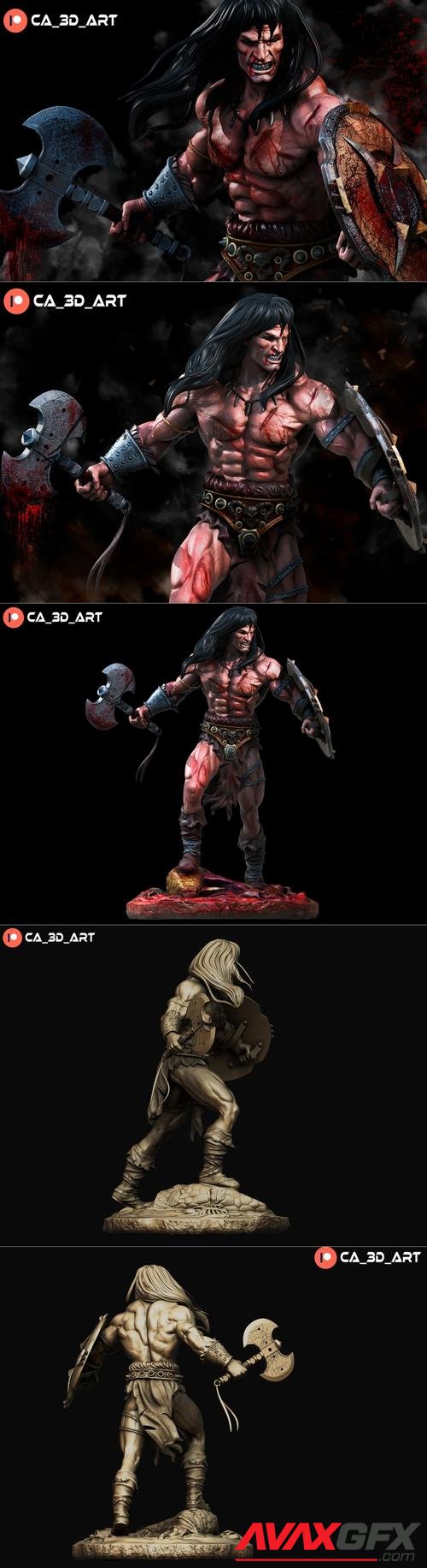 Ca 3d art - Conan – 3D Print