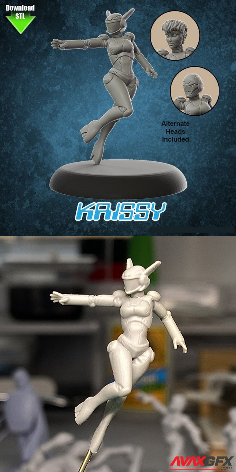 Krissy - 3D Print Model STL