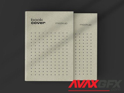 Adobestock - Book Catalog Magazine Cover Mockup with Editable Background and Overlay Shadow 527670399