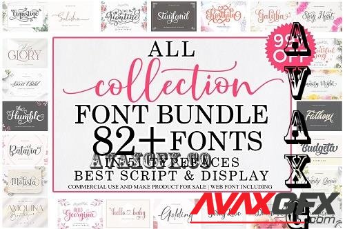 All Collection Font Bundle - 7366709