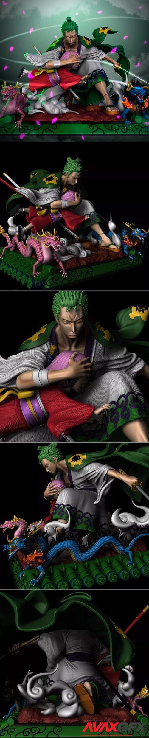 Zoro And Toko – 3D Print