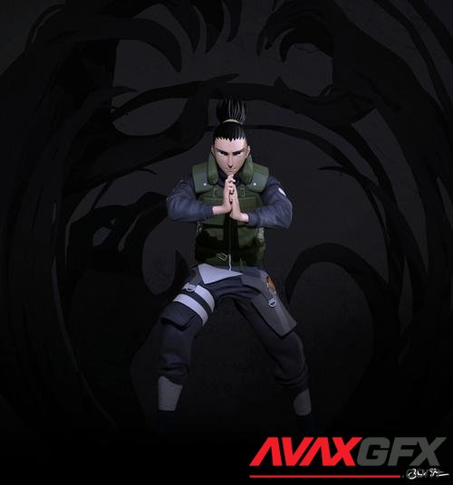 Shikamaru Nara dragon Shadow – 3D Print