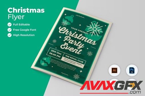 Christmas Flyer Template KYTNW35