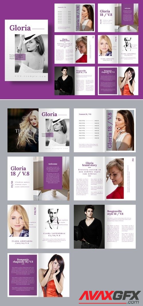 Adobestock - Magazine Layout 516455166