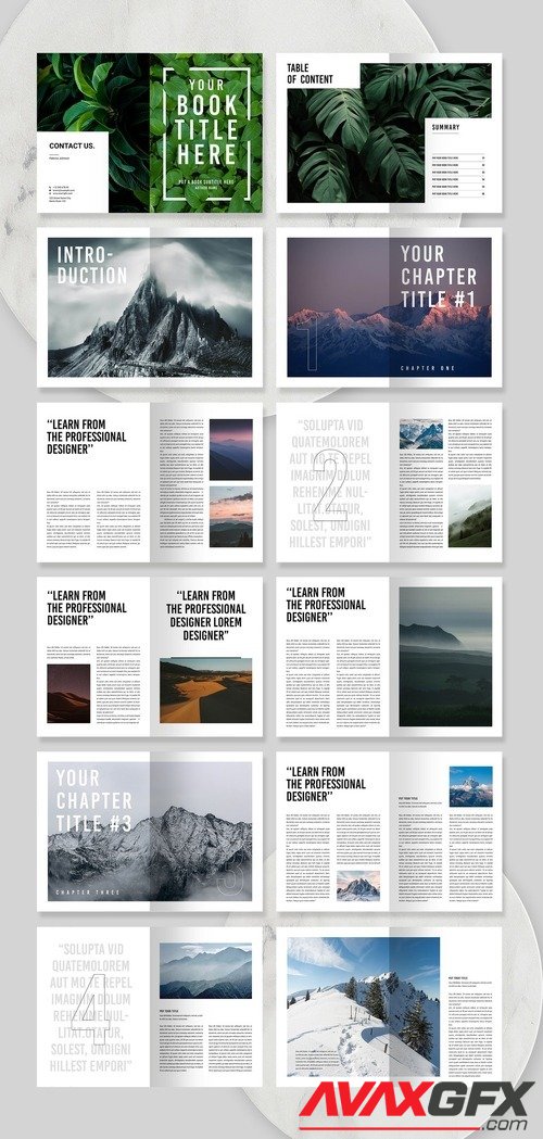 Adobestock - Book Layout 516419280