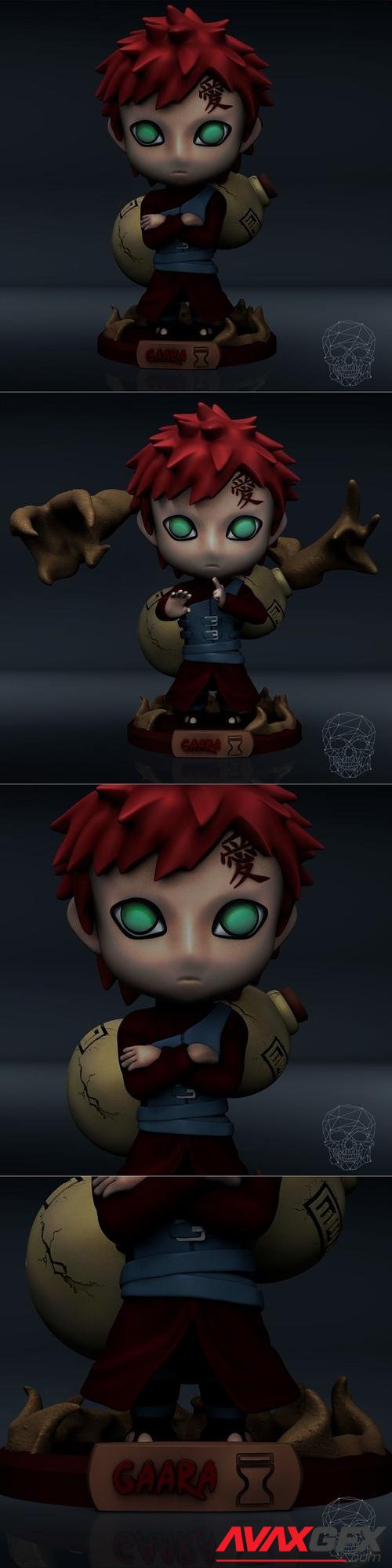 Chibi Gaara Naruto – 3D Print