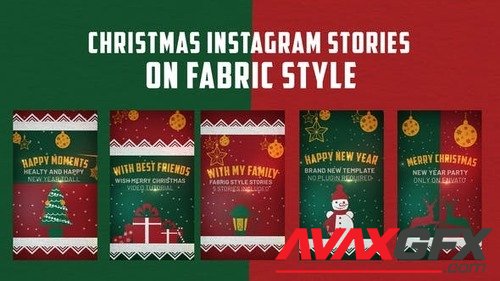 Christmas Instagram Stories on Fabric 42139486