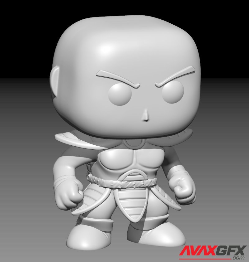 Nappa Pop Dragon Ball Z - 3D Print