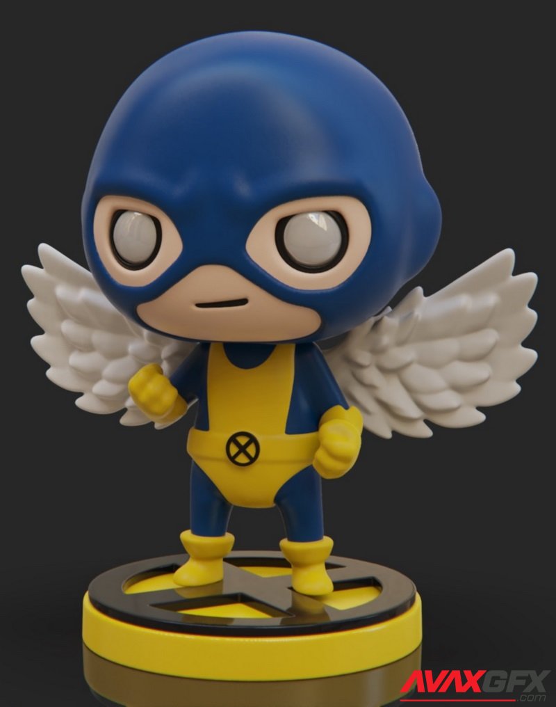 PlaKit The X-Men - Angel - 3D Print