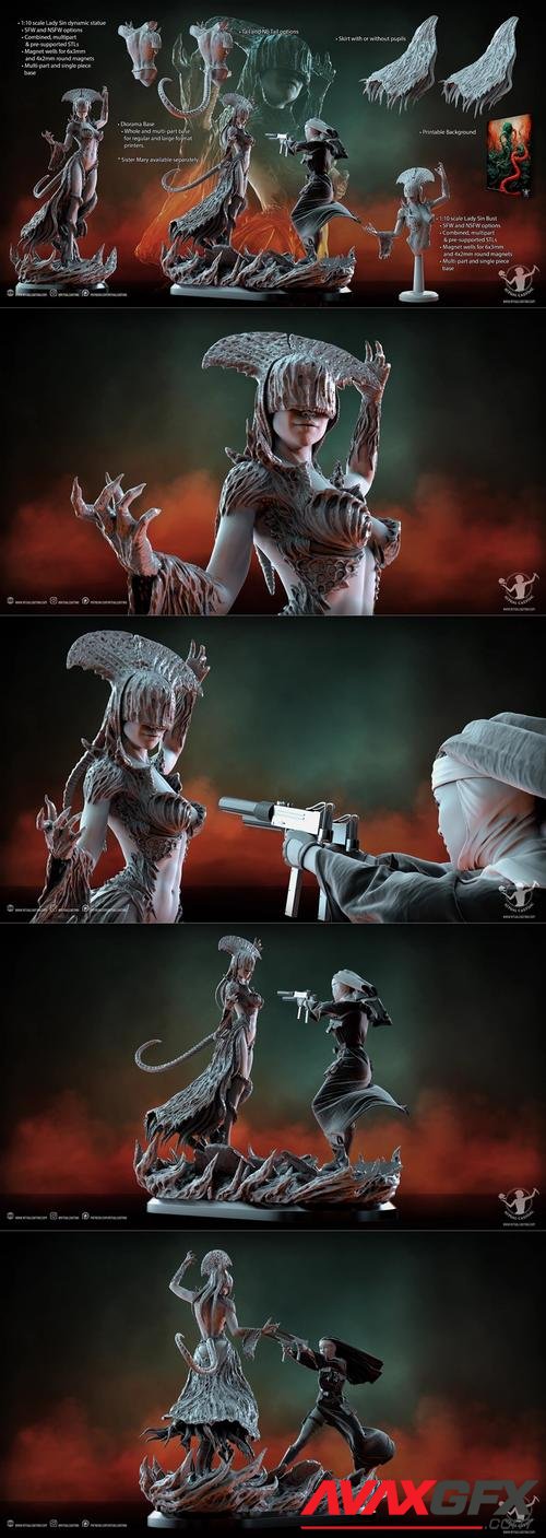 Ritual Casting - Deus Spes Nostra and Lady Sin – 3D Print