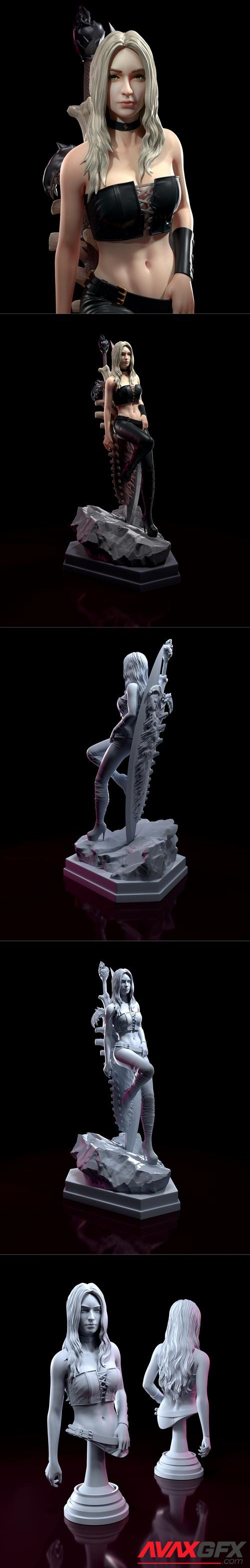 H3LL Creator - Trish Devil May Cry 4 and bust – 3D Print