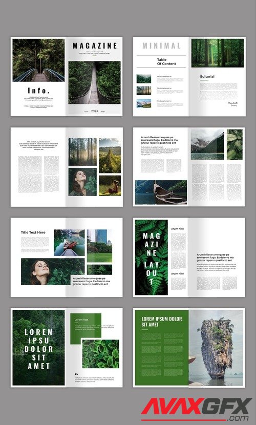 Adobestock - Magazine Layout 519643775