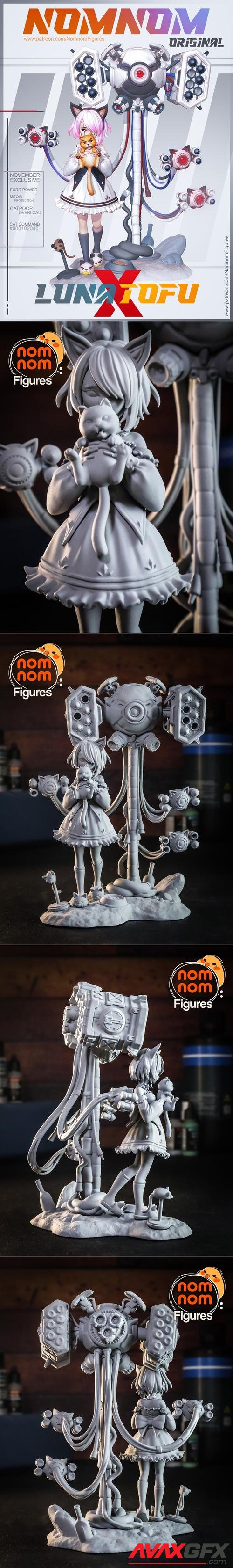 Nomnom Original - Luna and Tofu – 3D Print