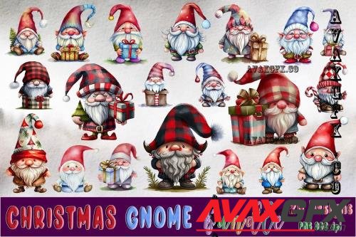 Christmas Gnome Clipart Bundle