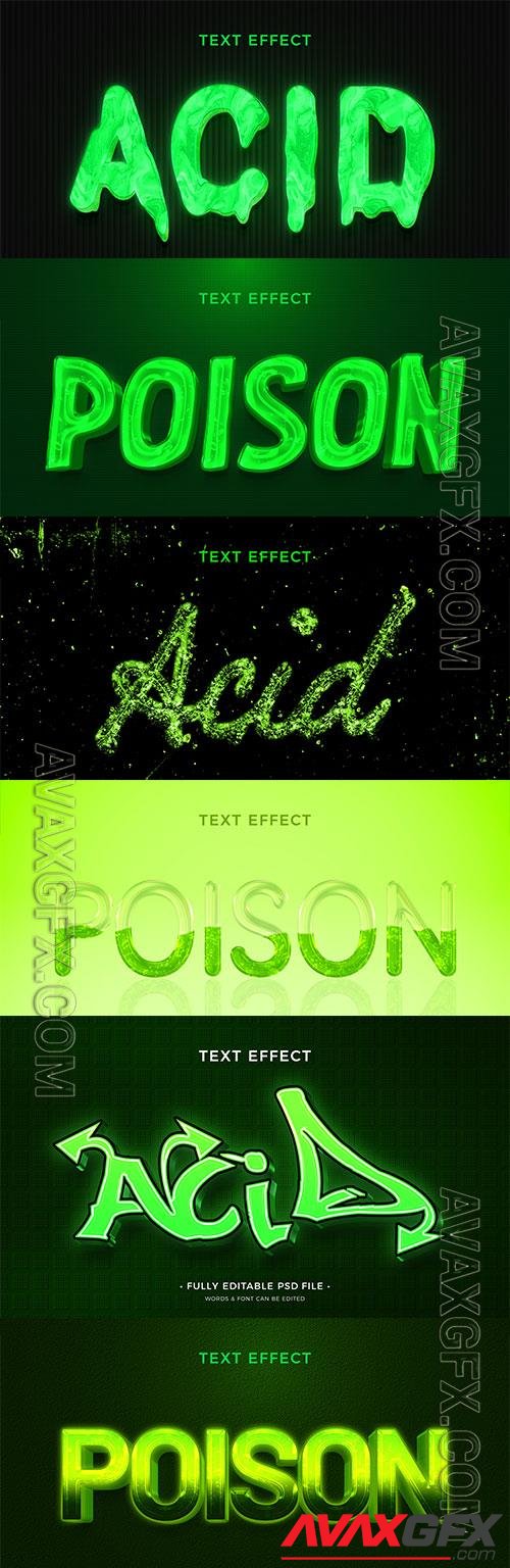 Psd style text effect editable set vol 40