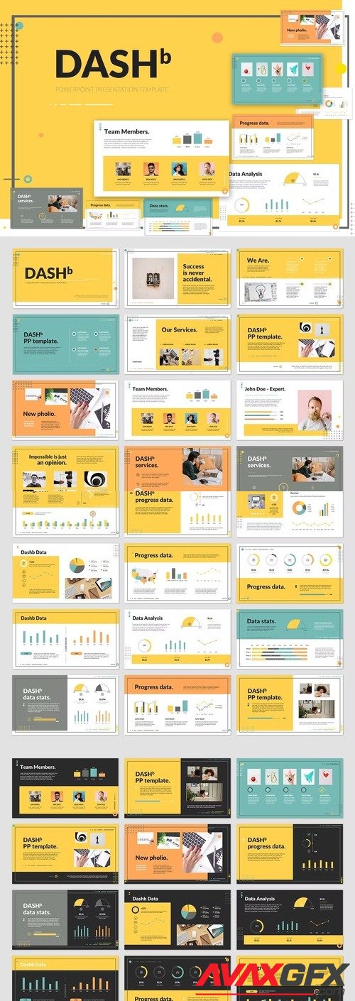 DASHb PowerPoint Presentation Template