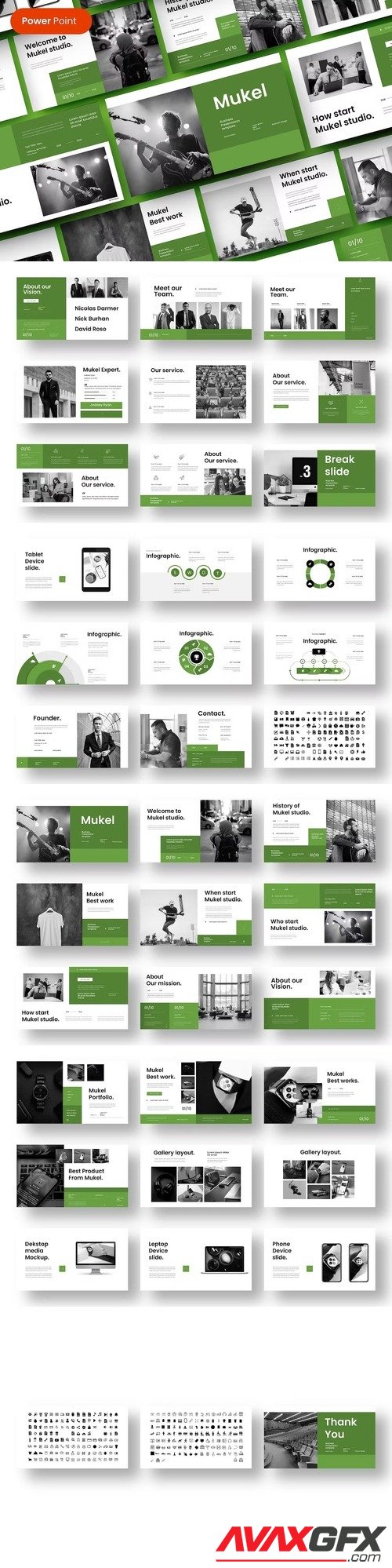 Mukel – Business PowerPoint Template