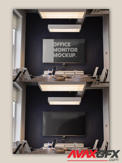 Adobestock - Office Monitor Screen Mockup 529482009