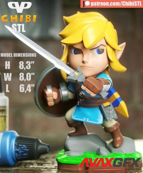 Link BOTW Chibi – 3D Print