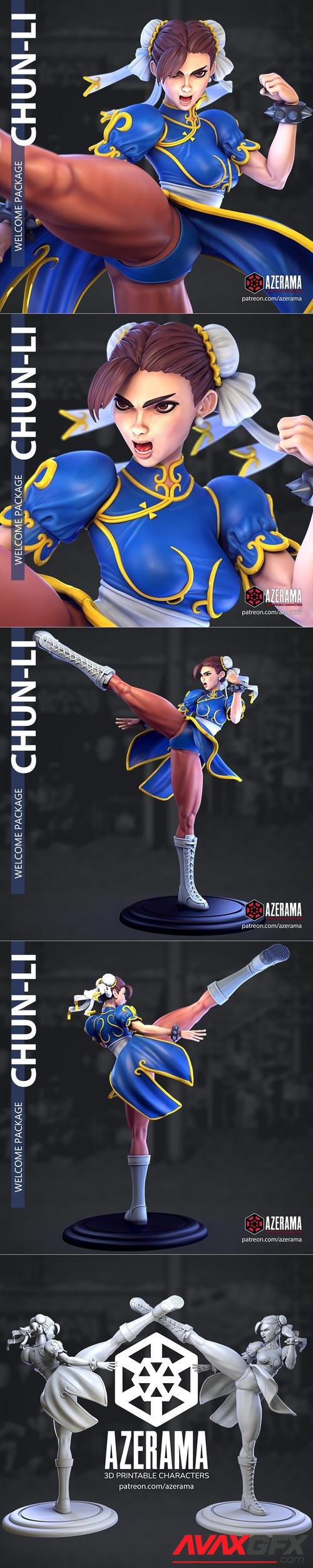 Chun-Li - Azerama – 3D Print