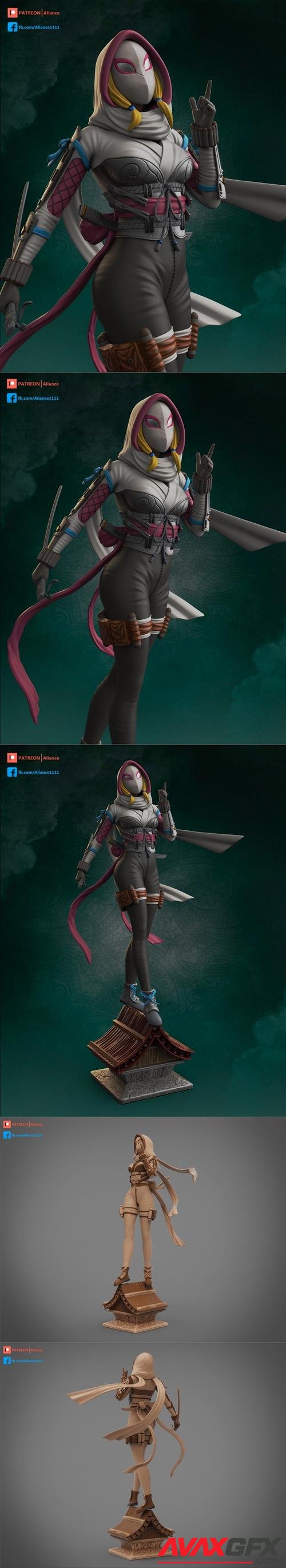 Gwen (Spiderman Ninja Concept) - Aliance – 3D Print