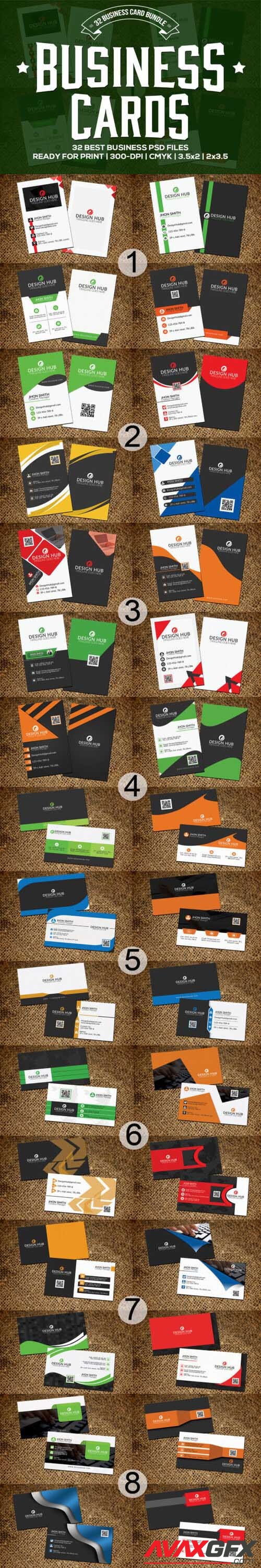 32 Business Cards Template Bundle 