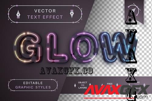 Glow Rainbow - Editable Text Effect - 10960558