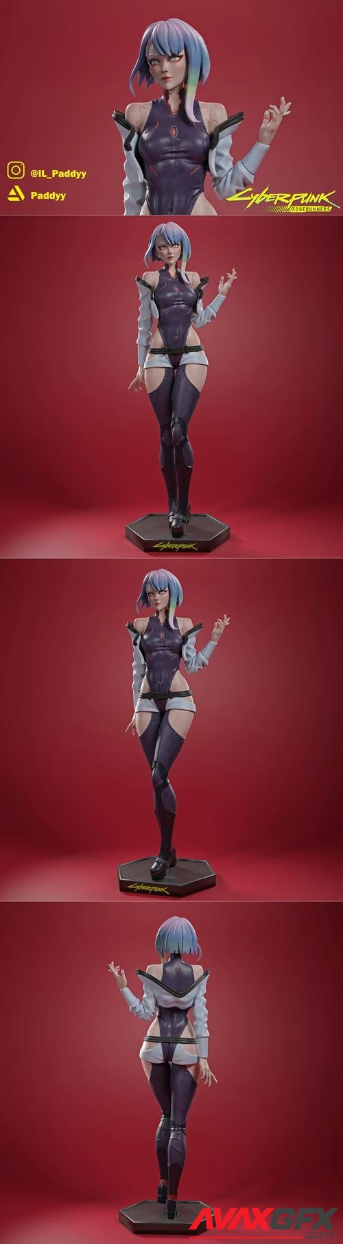 Lucy From Edgerunners – 3D Print