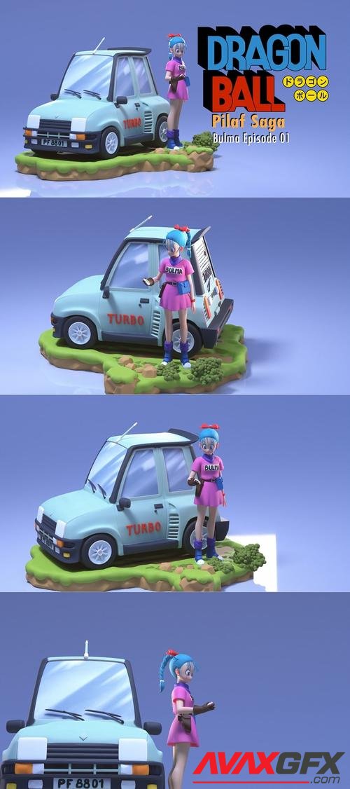 Bulma - Pilaf Saga – 3D Print