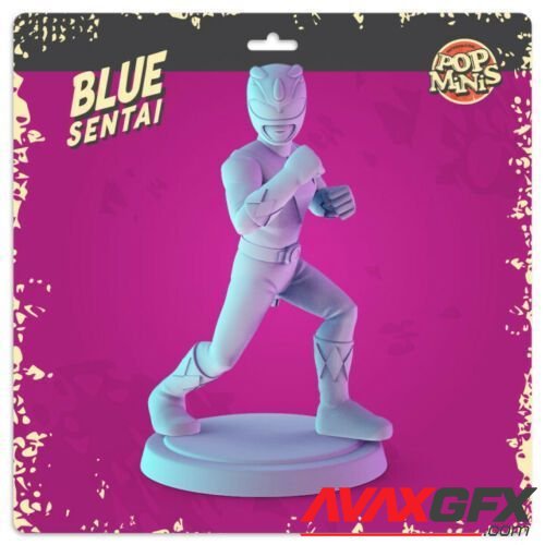 Pop Minis - Blue Sentai