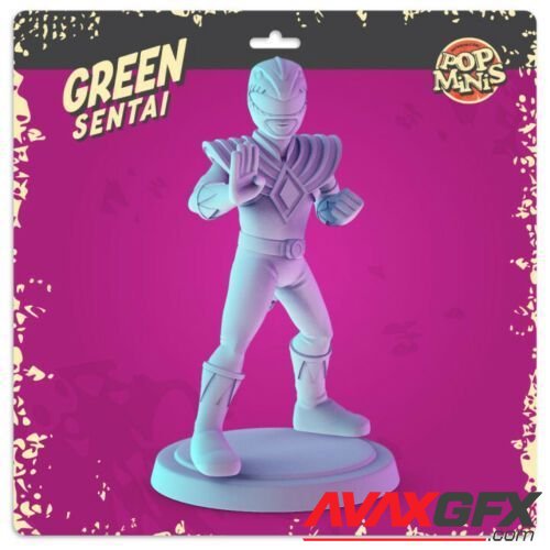 Pop Minis - Green Sentai